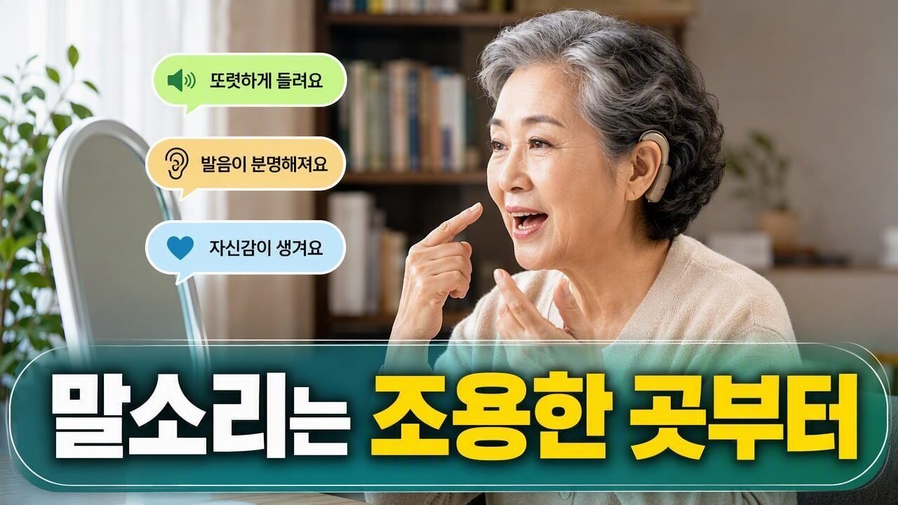 보청기 소리 듣기 훈련, 말소리가 잘 안 들릴 때 집에서 시작하는 방법