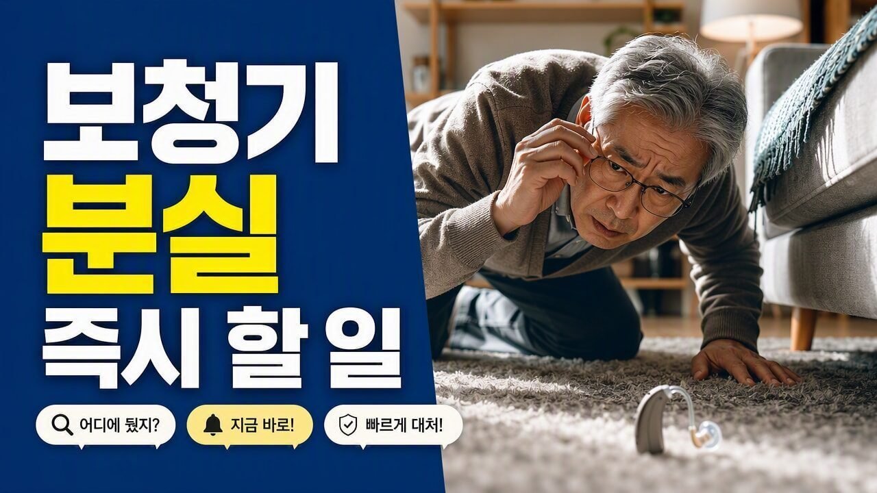 보청기 분실했을 때 먼저 해야 할 일, 위치 확인부터 재발 방지까지