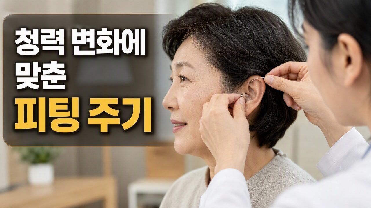 광장동보청기 청력 저하 속도에 맞춘 정기 소리 조절 주기
