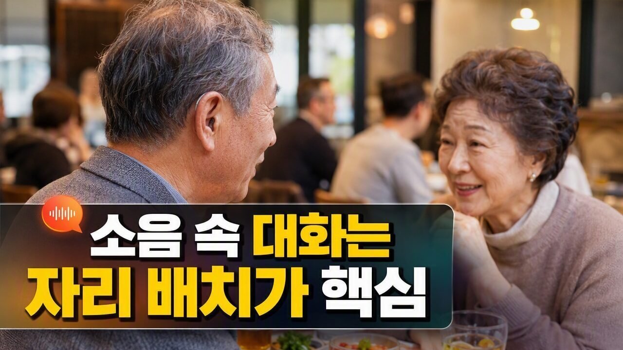 보청기 착용 시 식당이나 카페 소음 속에서 말소리를 또렷하게 듣는 방법