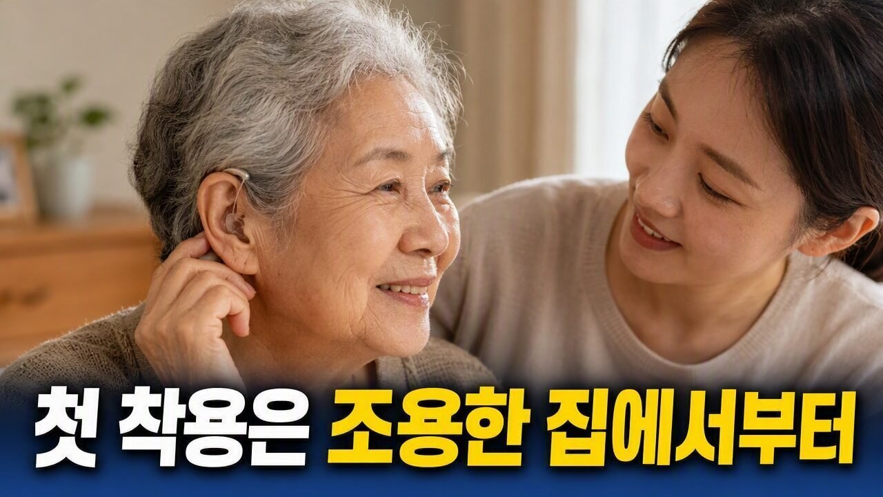 화양동보청기 어르신 첫 착용 시 보호자가 함께 살펴봐야 할 관리 요령