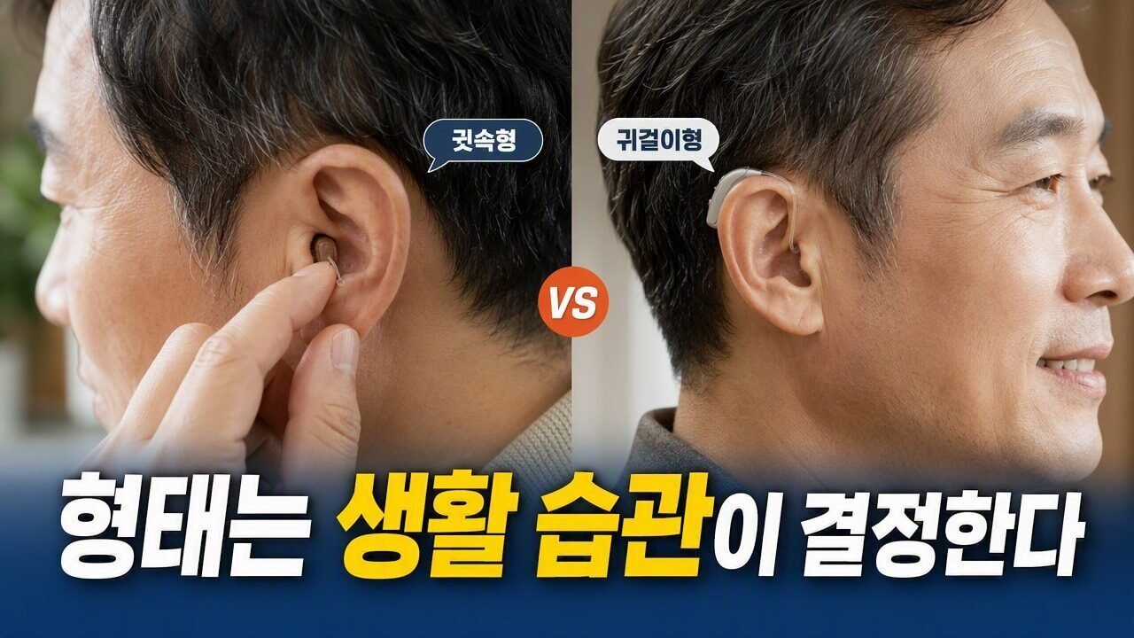 중곡동보청기 귓속형과 오픈형 중 생활 습관에 맞는 형태 고르는 법